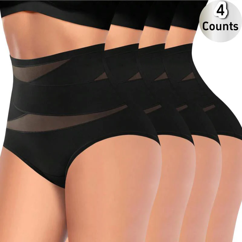 4-Pack/Set High-Waist Shaping Panties - Image 4