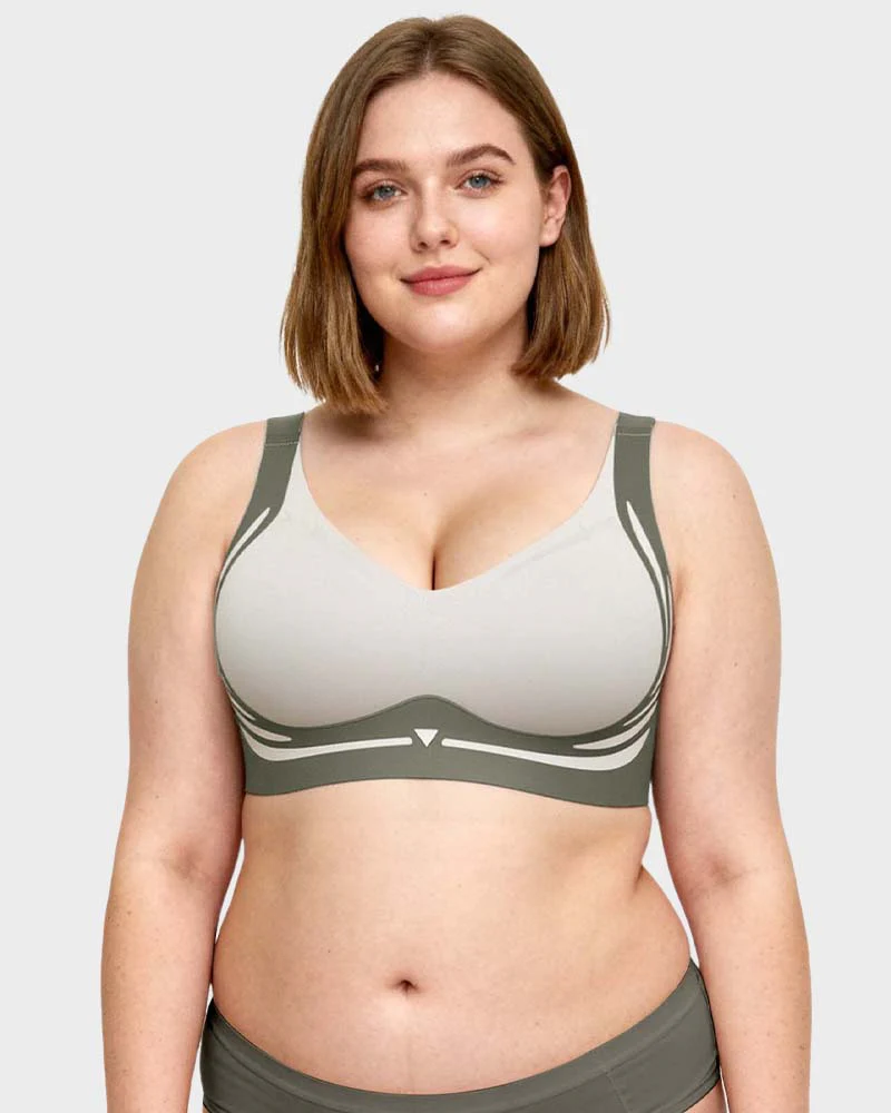 Anti-Sagging Support Shockproof Sports Fixed Cup Bra For Women - Image 9