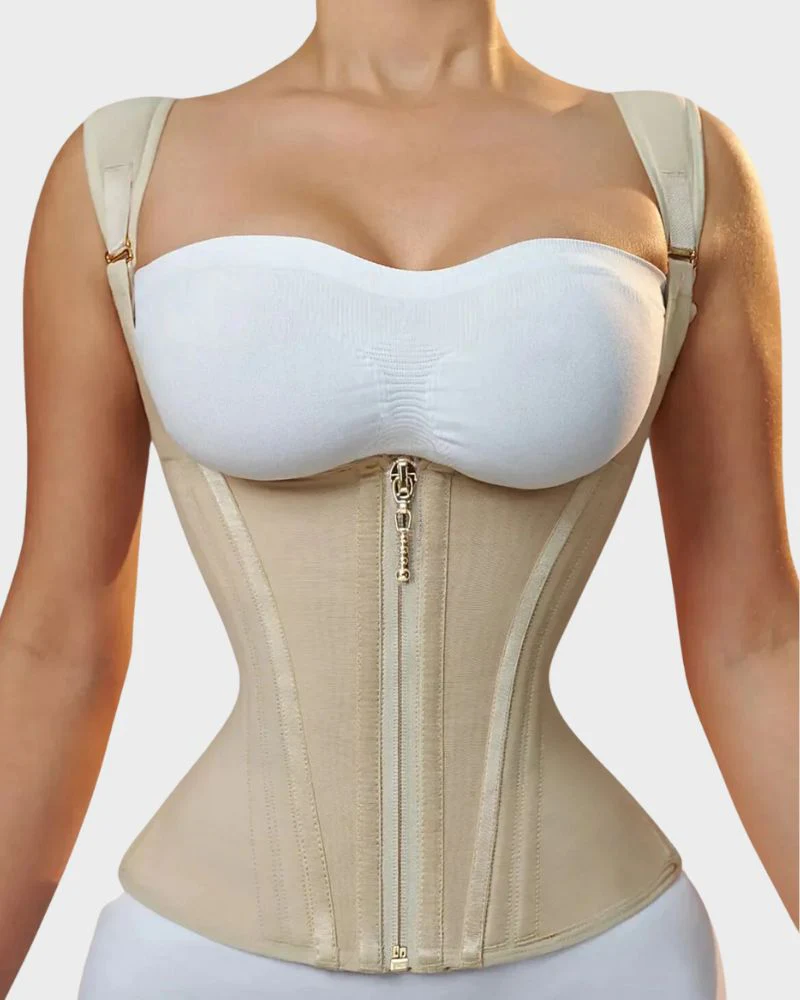 Double Waistband Corset Vest Waist Trainer - Image 4