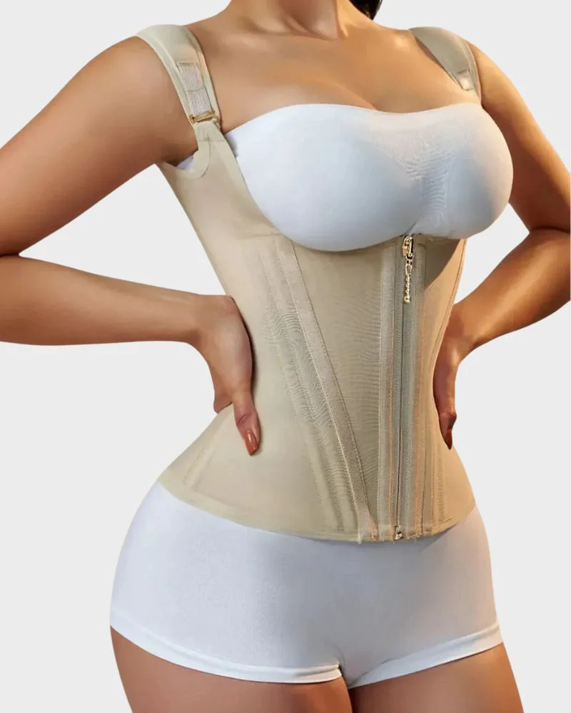 Double Waistband Corset Vest Waist Trainer - Image 6