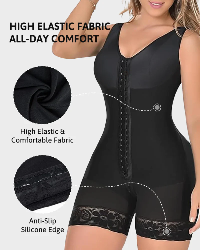 Extra Plus Size Shaper Bodysuit Tummy Control Shapewear With Bra - Image 4