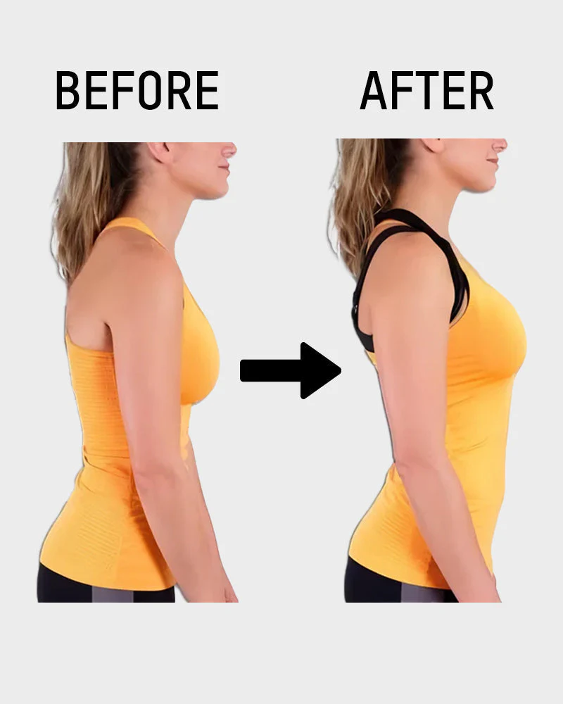 Front Closure Cross-Back Wireless Posture Bra - Image 4