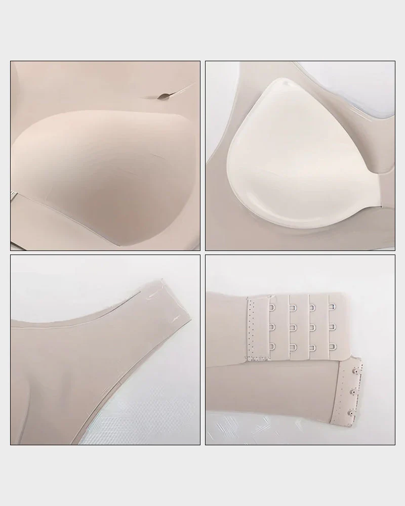 Front Closure Cross-Back Wireless Posture Bra - Image 6