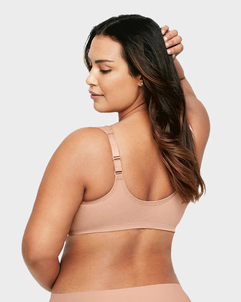 Front-Closure Underwire Print Bra - Image 15