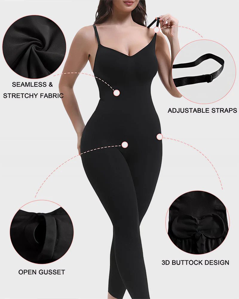 Full Body Shaper High Waisted Tummy Control Bodysuit - Image 3