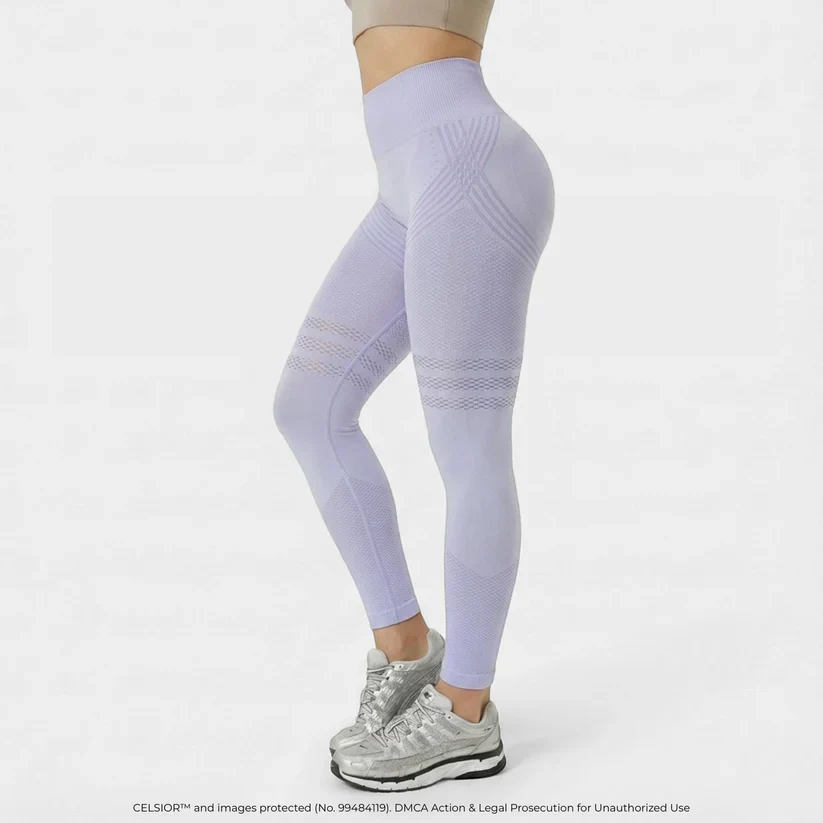 High Waisted And Hip Lifting Yoga Elastic Quick Drying Tight Pants - Image 10