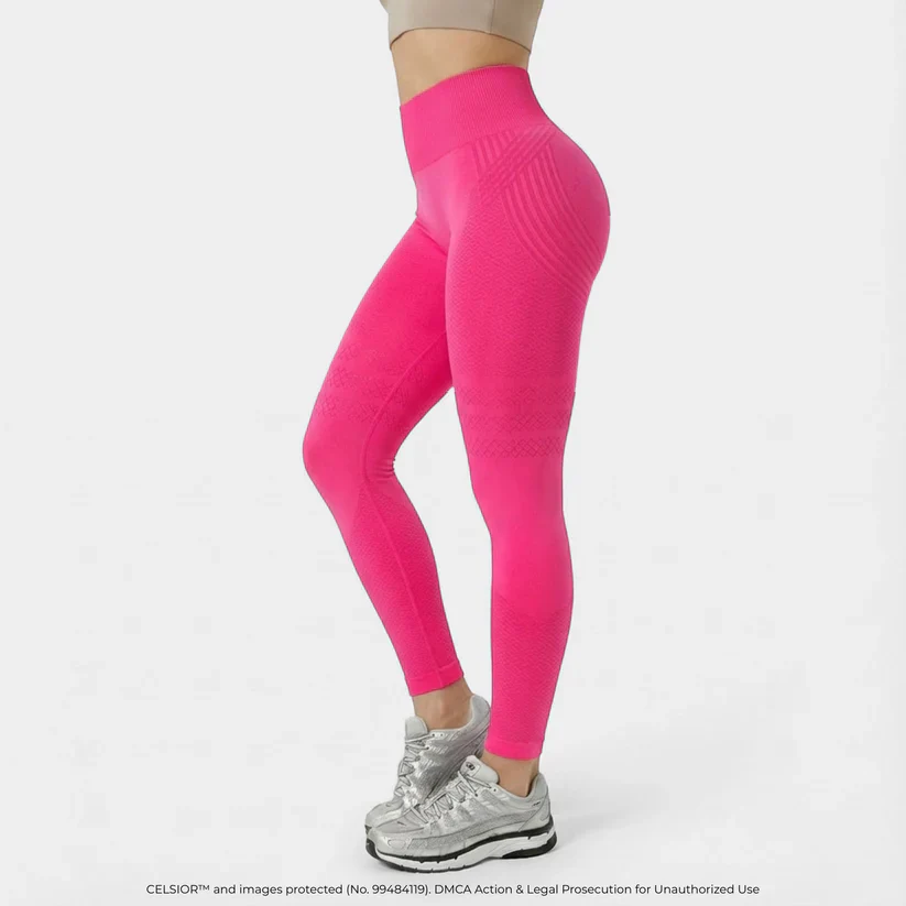 High Waisted And Hip Lifting Yoga Elastic Quick Drying Tight Pants - Image 8