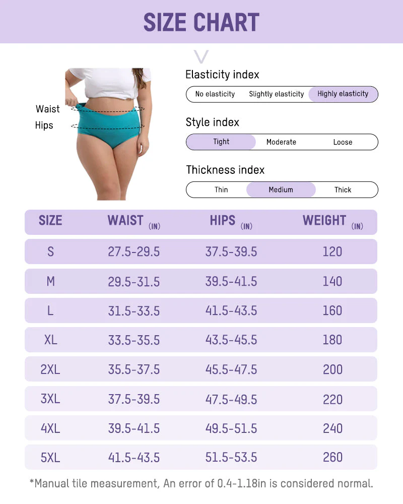 High-Waisted Full Coverage Cotton Briefs(4 pack) - Image 25