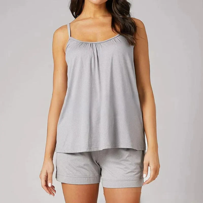 Loose-fitting Tank Top With Built-in Bra - Image 8
