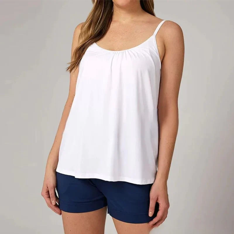 Loose-fitting Tank Top With Built-in Bra - Image 17
