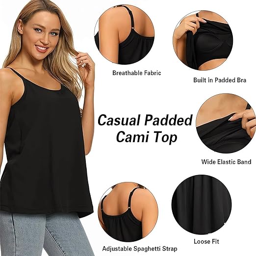 Loose-fitting Tank Top With Built-in Bra - Image 4