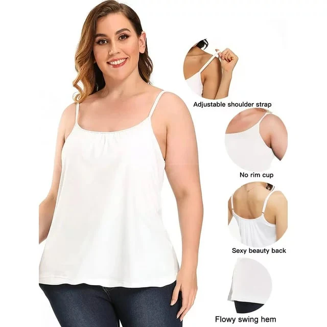 Loose-fitting Tank Top With Built-in Bra - Image 5