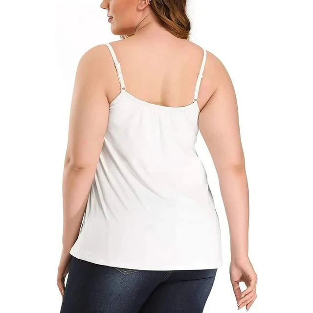 Loose-fitting Tank Top With Built-in Bra - Image 9
