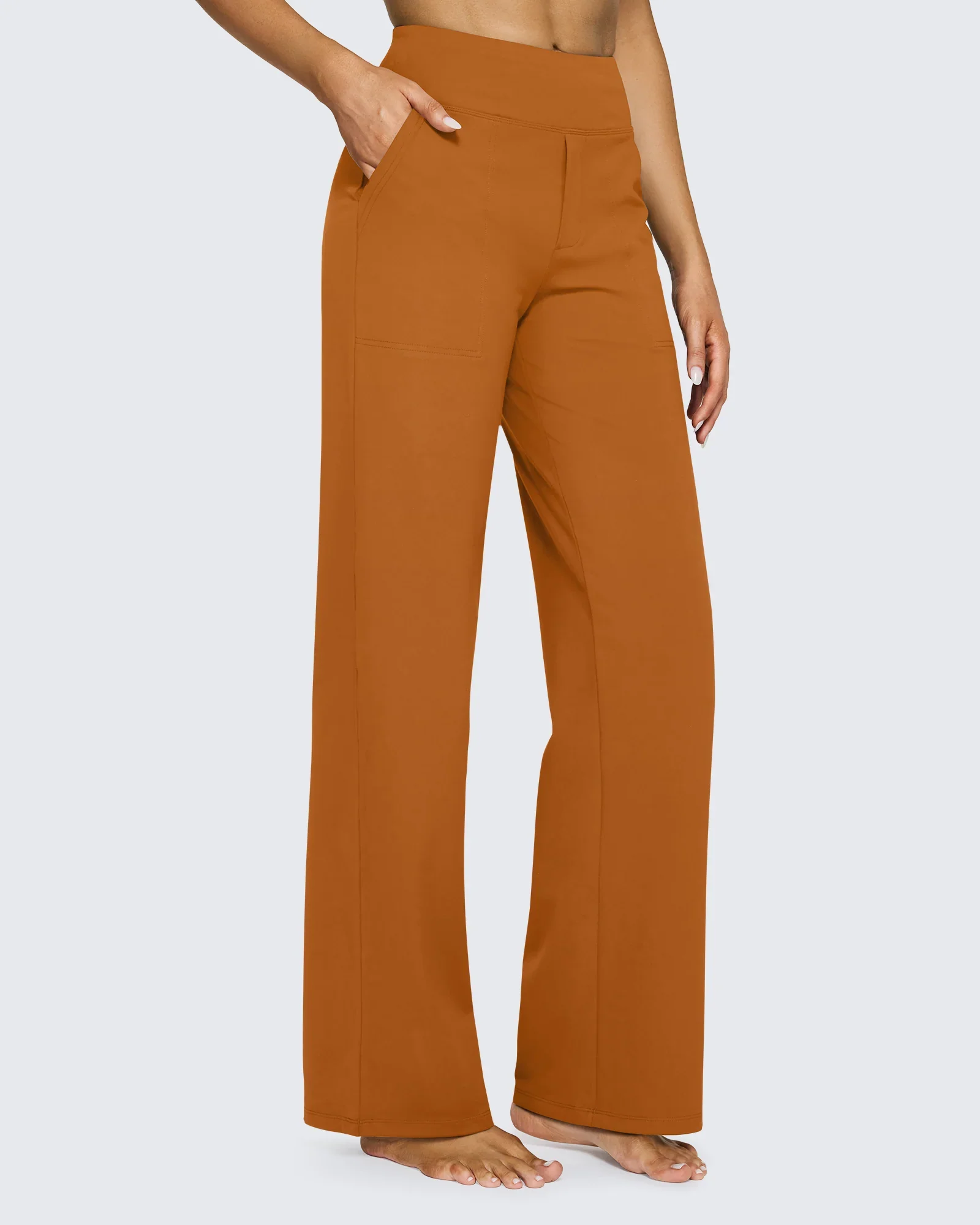 Loose High-Waist Business Casual Pants Yoga Pants - Image 13