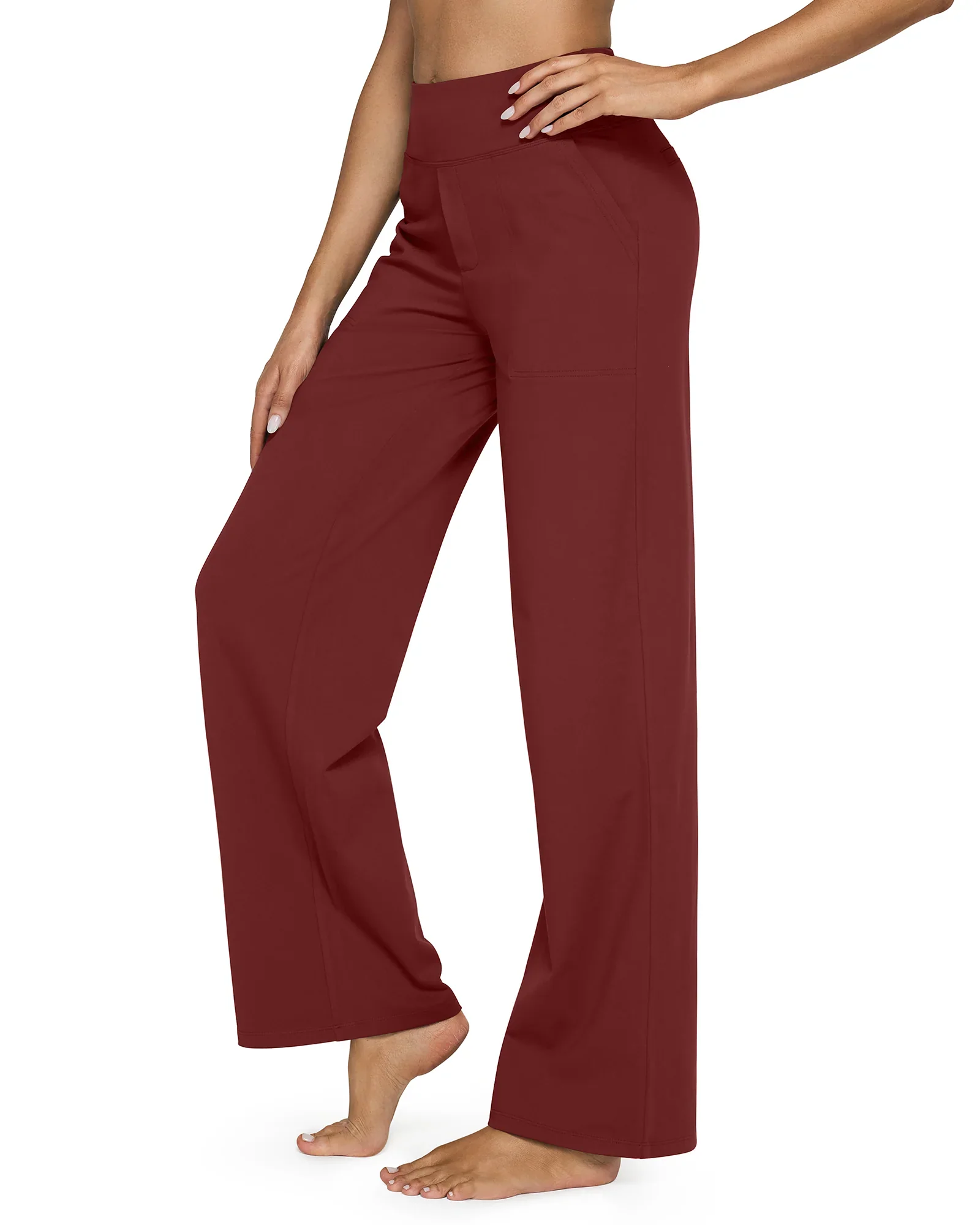 Loose High-Waist Business Casual Pants Yoga Pants - Image 16