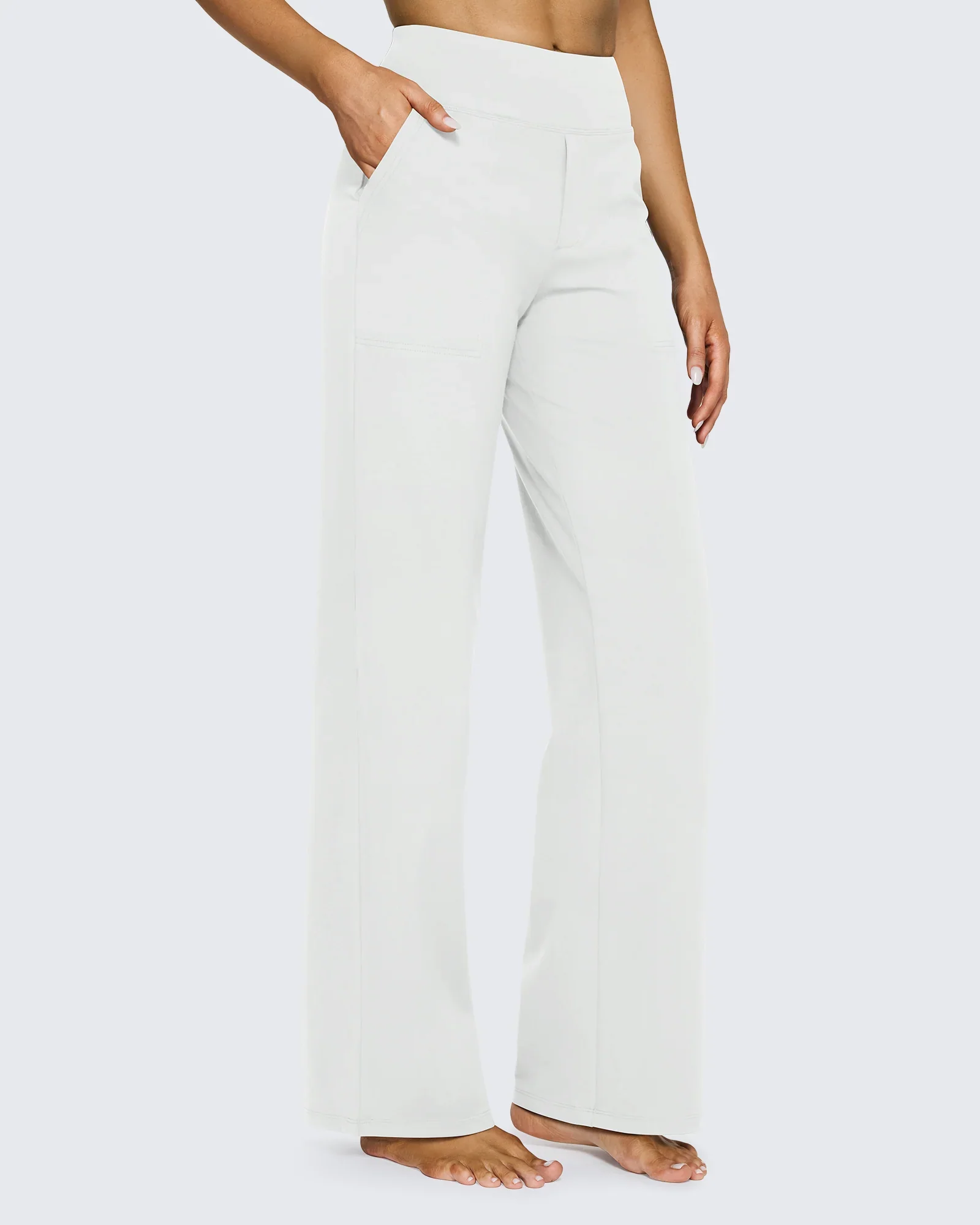 Loose High-Waist Business Casual Pants Yoga Pants - Image 19