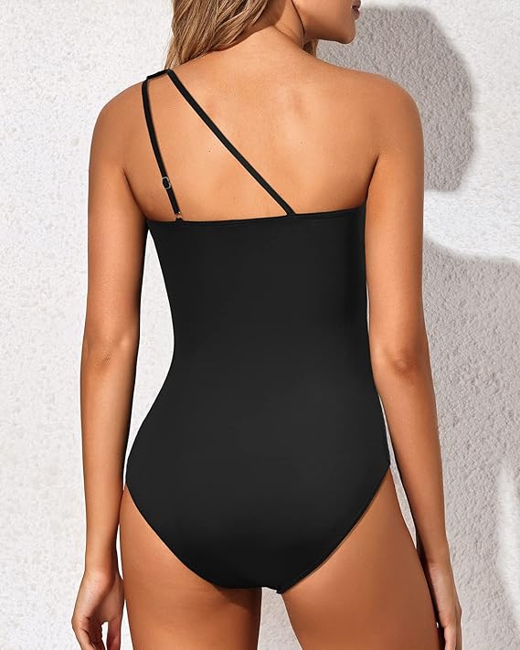 One Shoulder One Piece Swimsuit for Women - Image 14