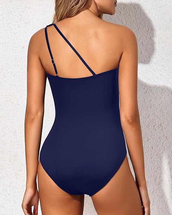 One Shoulder One Piece Swimsuit for Women - Image 6