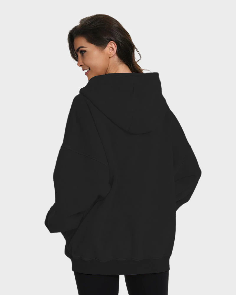 Oversized Unisex Acid Wash Zip Hoodie - Image 17