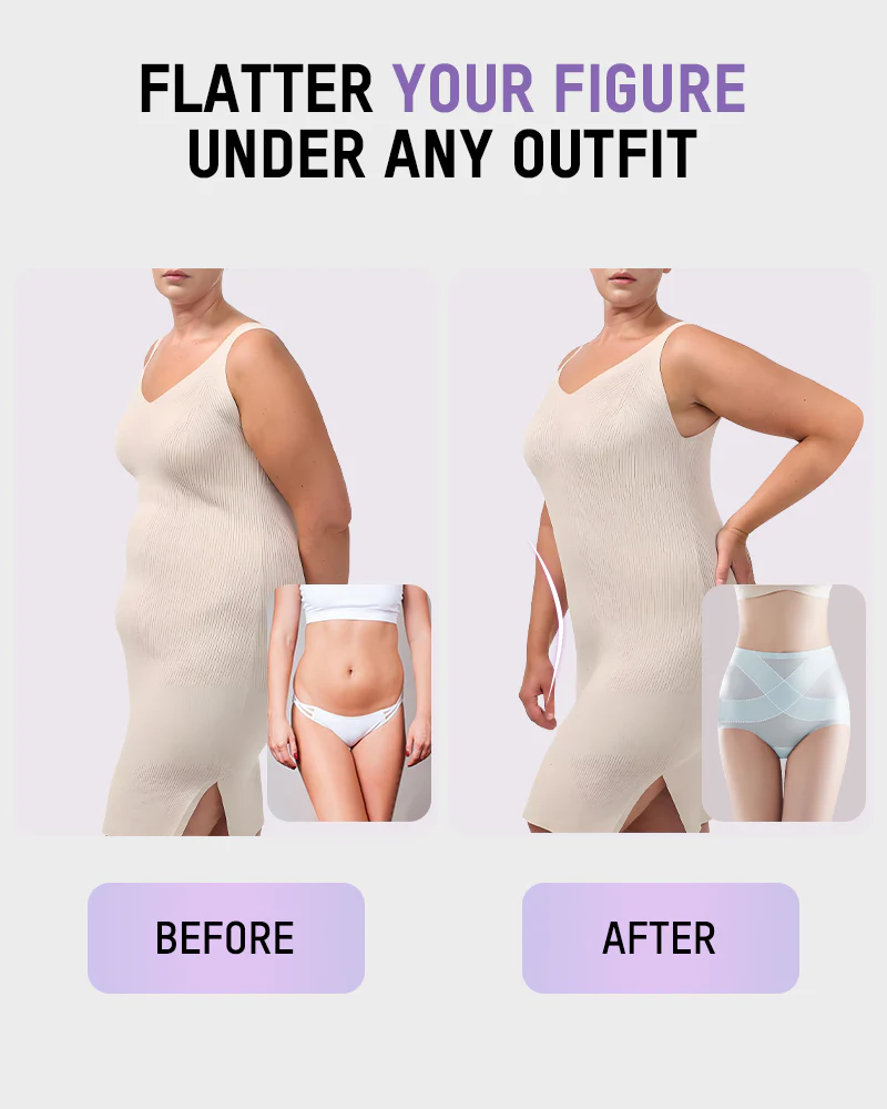 Seamless Ice-Silk High-Waist Tummy Control Panties (4 Pack) - Image 8