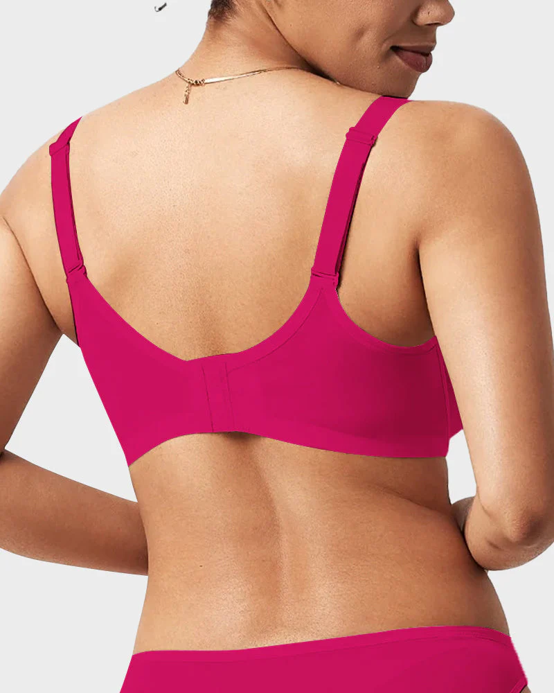 Seamless Mesh Unlined Underwire Bra - Image 10