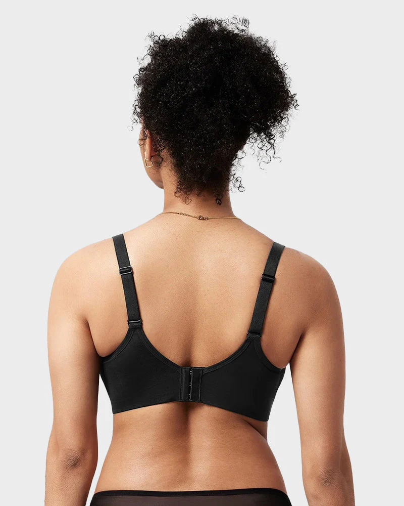 Seamless Mesh Unlined Underwire Bra - Image 6
