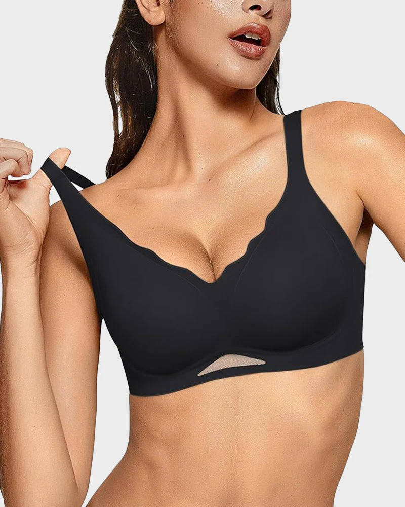 Seamless Soft Comfort Wireless Mesh Bra - Image 3