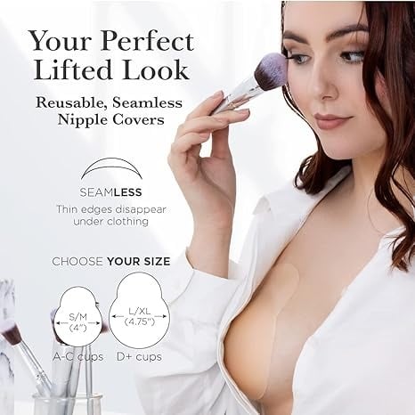 Sticky Not Icky! Seamlesse Uplift Nipple Covers - Image 3