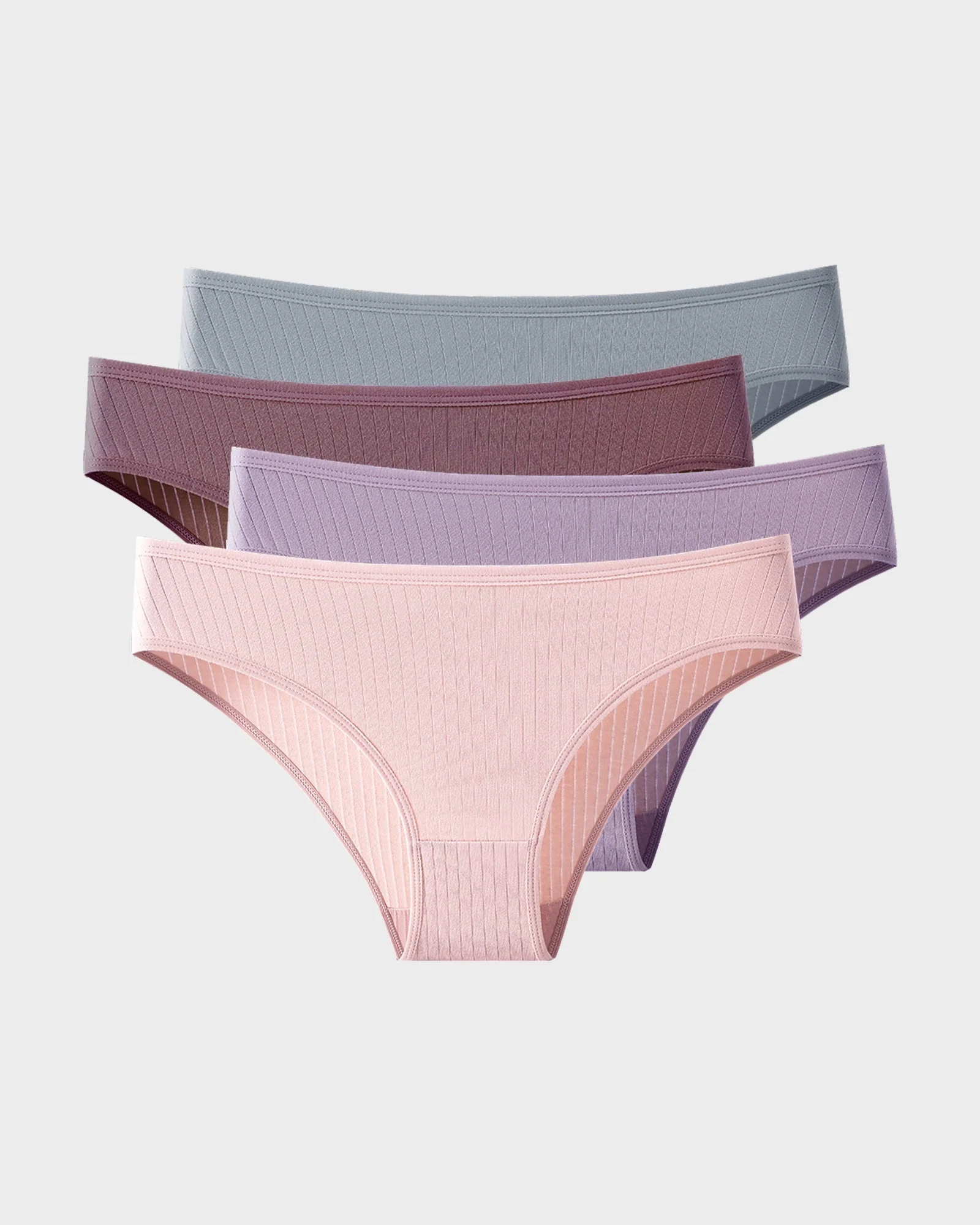 Everyday Comfort Low-Waist Cotton Briefs (4 Pack) - Image 15
