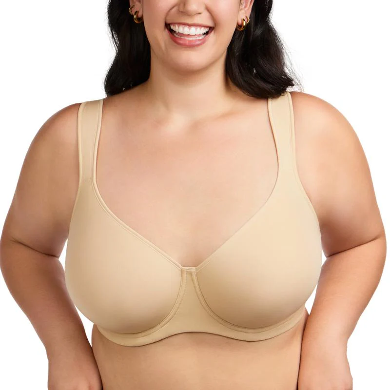 Soft Plus Size Full Coverage Unlined Minimizer Bra - Image 3