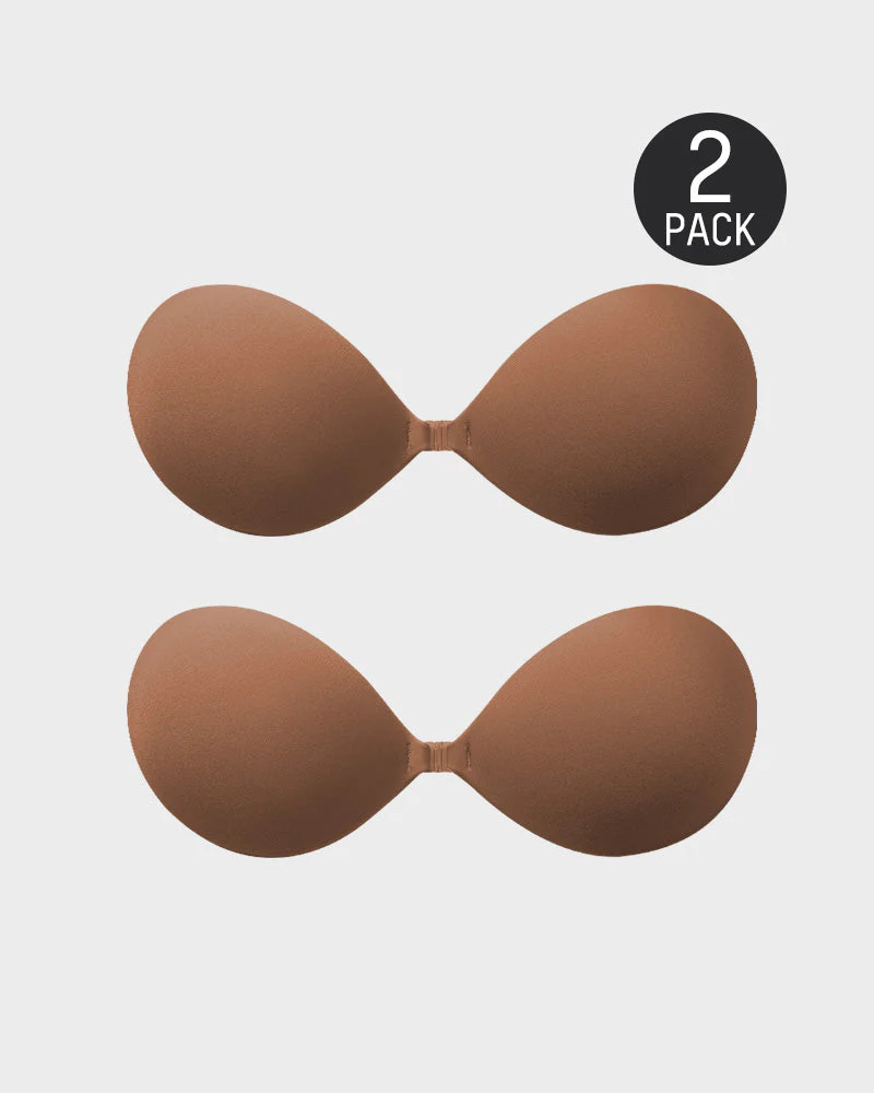 Front Closure Adhesive Invisible Push-Up Bra(2 Pairs) - Image 8