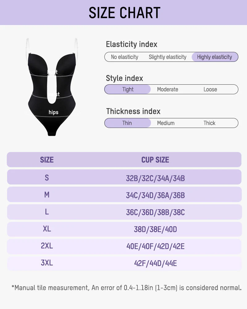 Strapless U Plunge Thong Bodysuit - Image 16