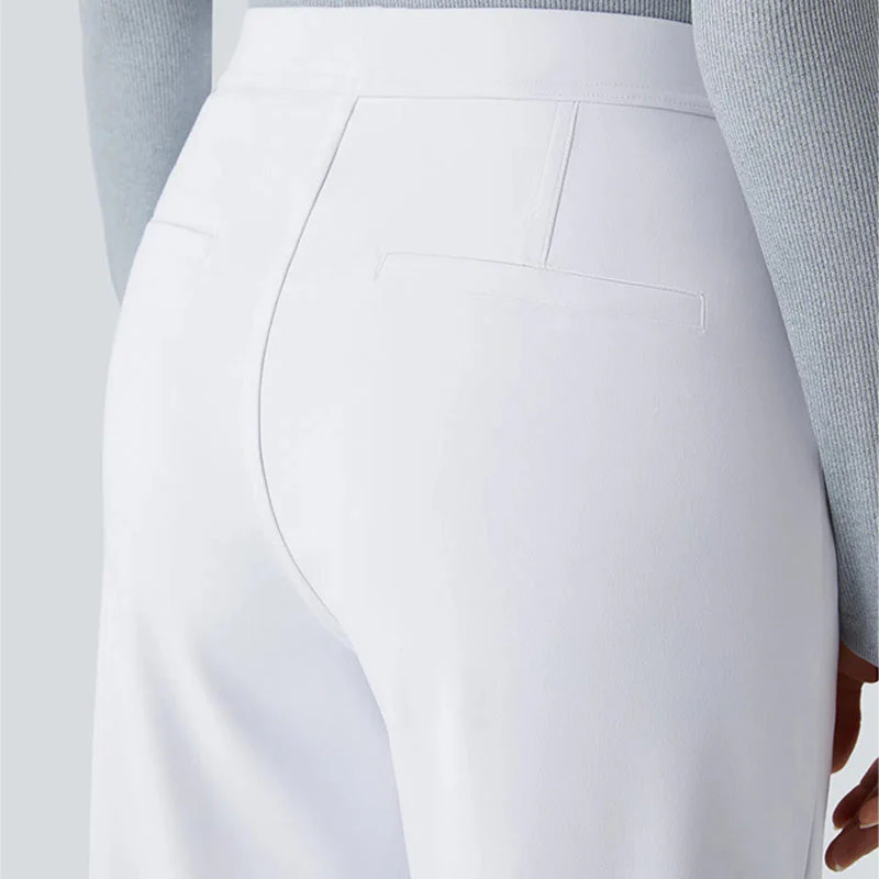 High-Waist Straight-Leg Work Pants Set - Image 17