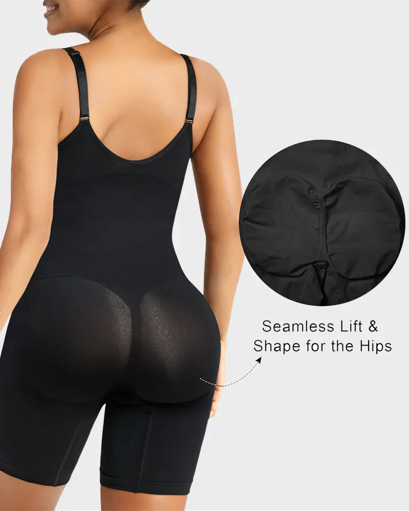 Women's Tummy Control Zip Bodysuit - Image 3