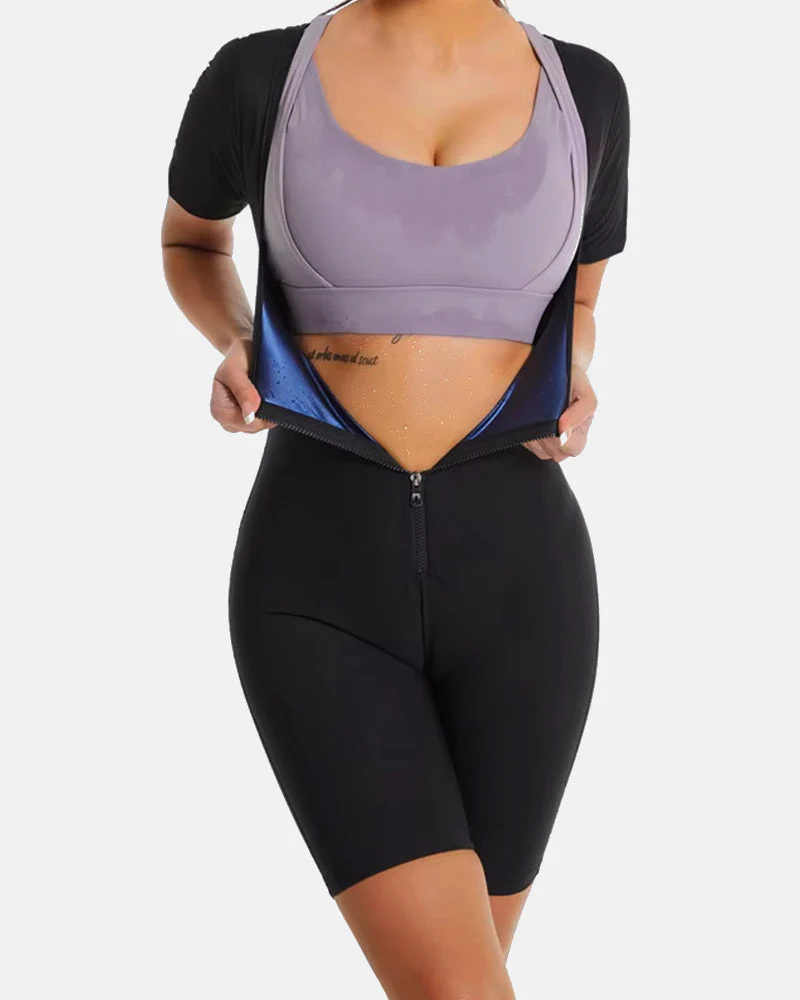 Women's Full Body Sauna Suit for Waist Training and Belly Fat Workouts - Image 13