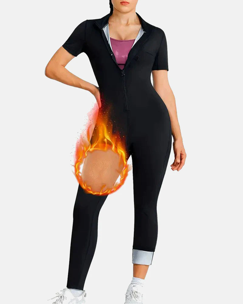 Women's Full Body Sauna Suit for Waist Training and Belly Fat Workouts - Image 16