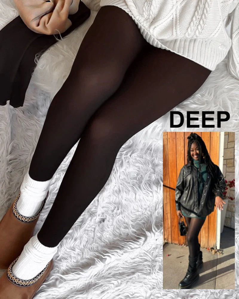 Translucent Fleece Lined Tights - Image 16
