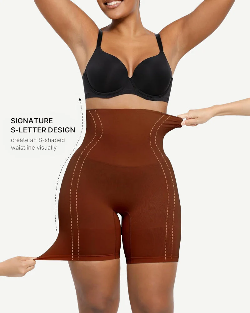 Tummy Control Butt Lift Thigh Slimming Shapewear Shorts - Image 3