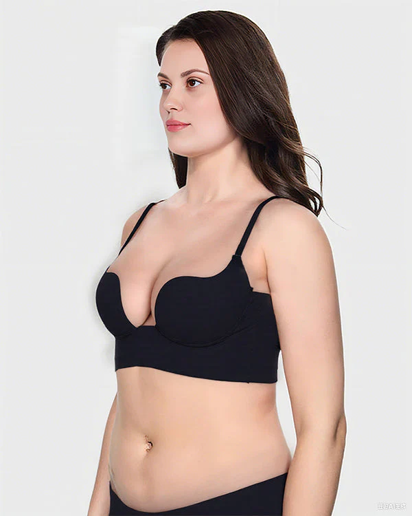 Low Cut U-Shaped Backless Bra - Image 2