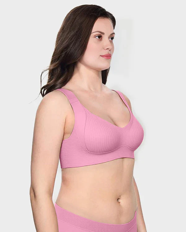 ️Women's Ribbed Push Up Adjustable Wireless Bra - Image 15