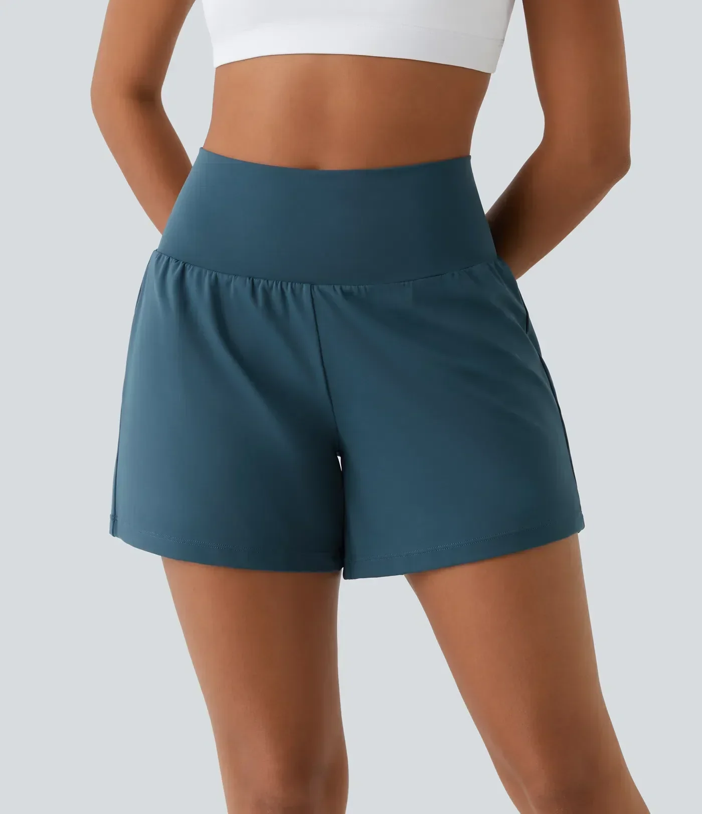 Woman's Super High Waisted Shorts - Image 4