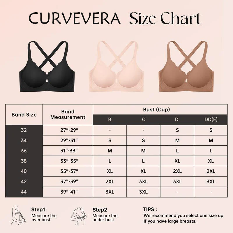 Women Water Drop Hollow Scalloped Flowers V Neck Bras - Image 9