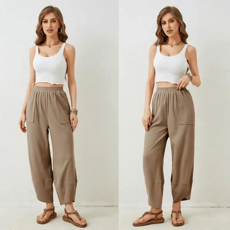 Women's Loose Wide Leg Casual Pants - Image 11