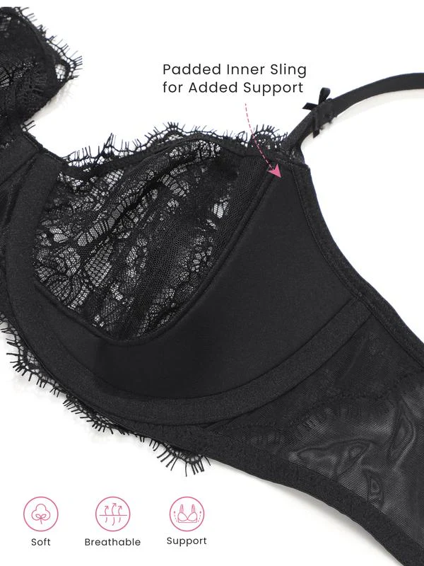 Women's Balconette Sexy Unlined Bra - Image 3