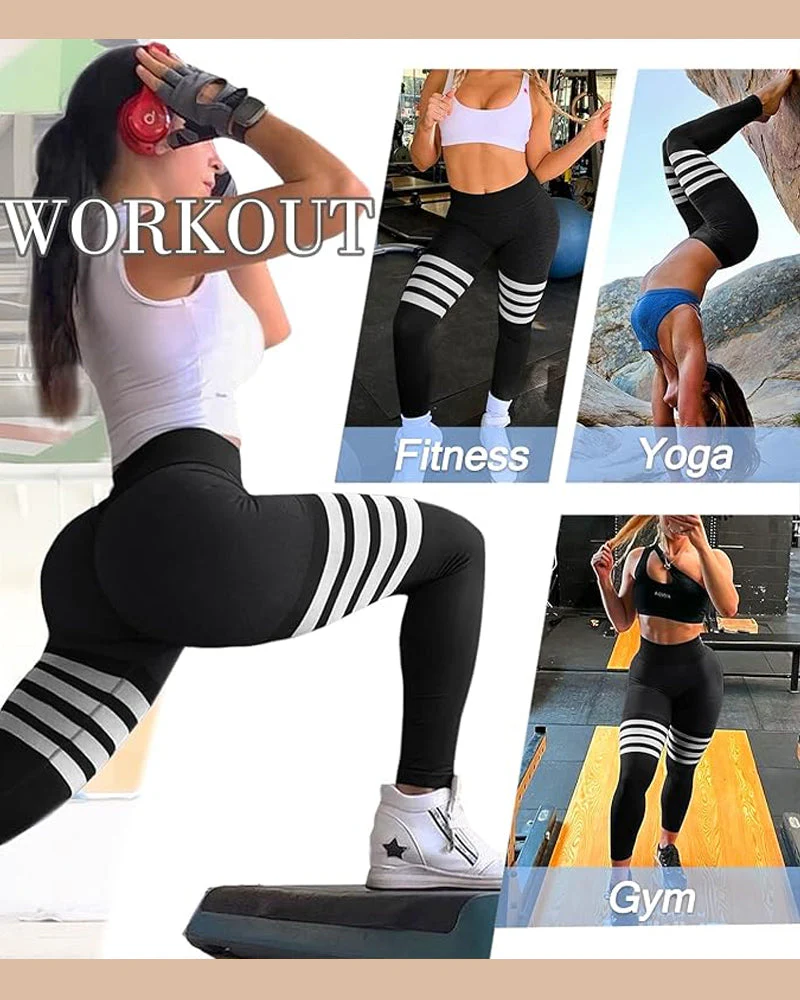 Thigh-Highs Butt Lifting Workout Leggings - Image 3