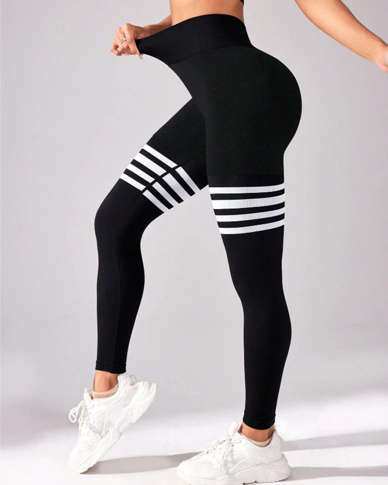 Thigh-Highs Butt Lifting Workout Leggings - Image 6