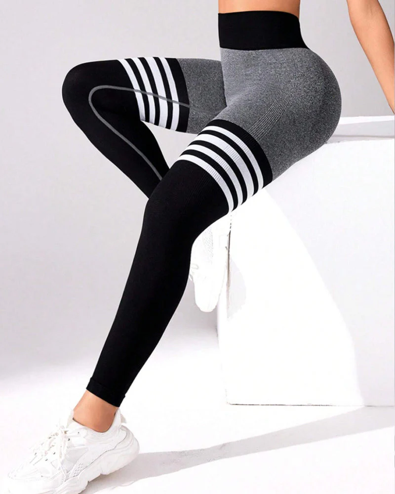 Thigh-Highs Butt Lifting Workout Leggings - Image 9